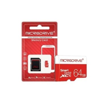 Carte Mémoire Micro SD avec Adapteur SD 64GB Microdrive