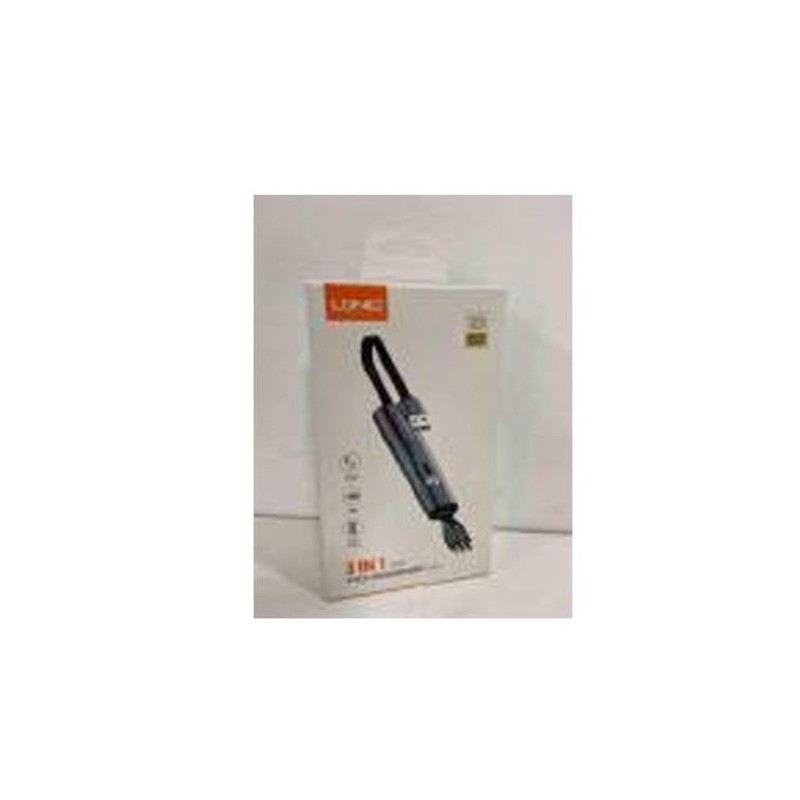 LC99 3 en 1 - Cable USB 3 en 1 Stick Noir (Micro 