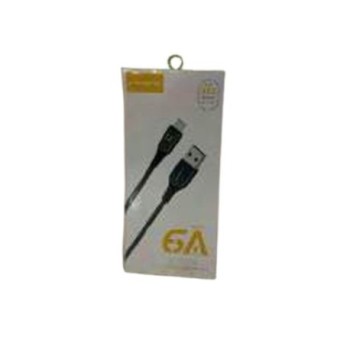 X62 C - Cable USB C - Led Nylon 6A 1m Noir