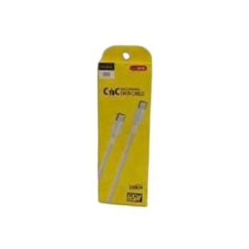 X69 CC - Cable Type C vers Type C 65W Blanc