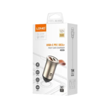 C509Q USB/C - Kit Chargeur Allume Cigare Dual PD + QC4 (Avec Cable USB C)