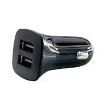 CC117 - Chargeur allume cigare Dual USB 5V 2.4 Noir