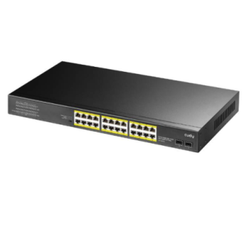 Switch 24-Port Gigabit PoE+ Switch with 2 SFP ports 300W GS1028PS2