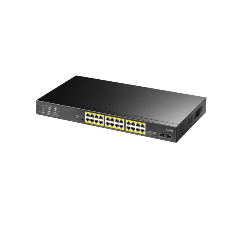 Switch 24-Port Gigabit PoE+ Switch with 2 SFP ports 300W GS1028PS2