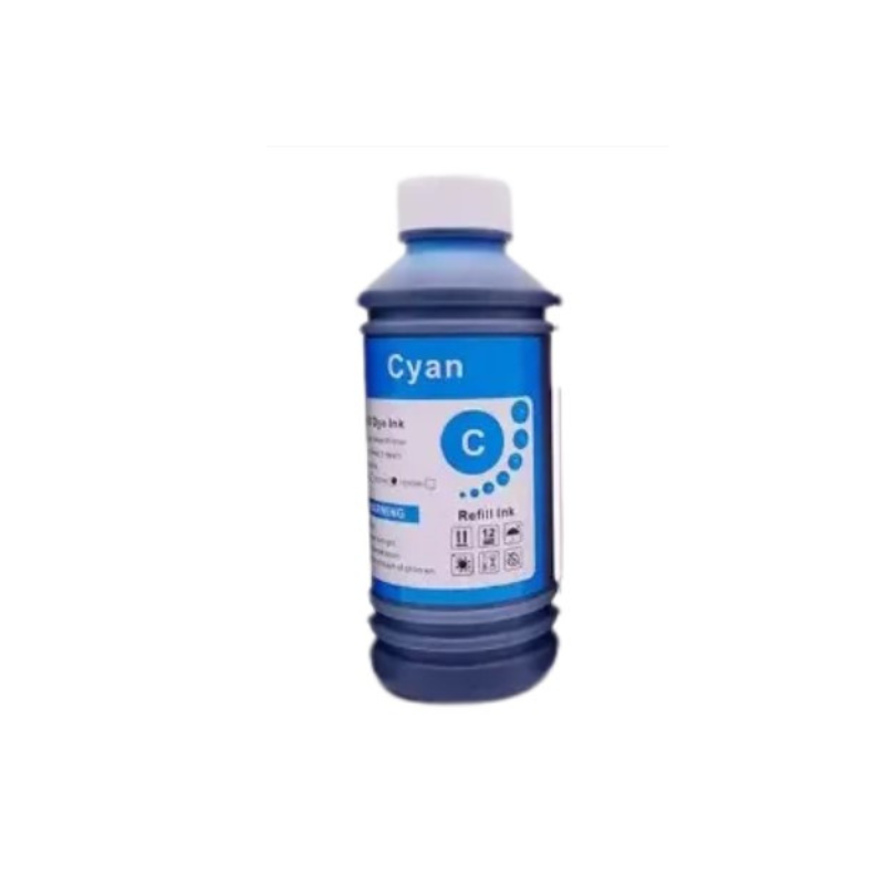 Encre 500ml HP - Canon - Lexmark - Brother Cyan
