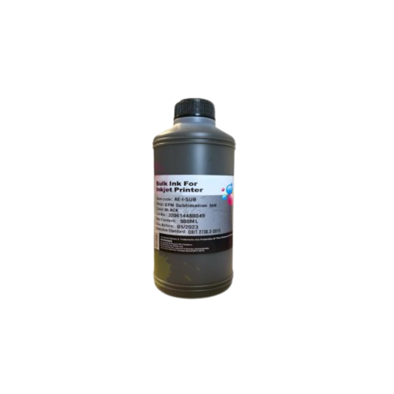 Encre 500ml HP - Canon - Lexmark - Brother Noir