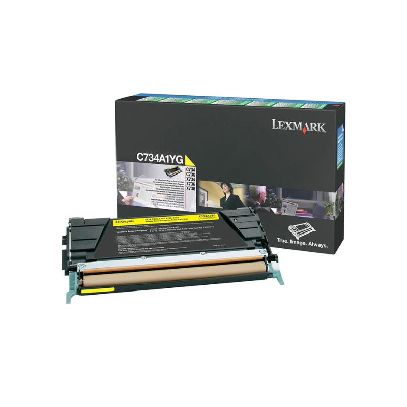 Toner C734AI MAG Lexmark Yellow