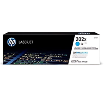 Toner HP 202X ou Canon CF501X Cyan