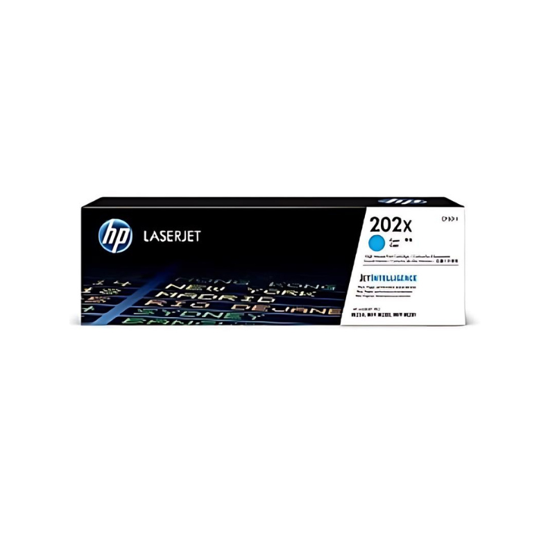 Toner HP 202X ou Canon CF501X Cyan