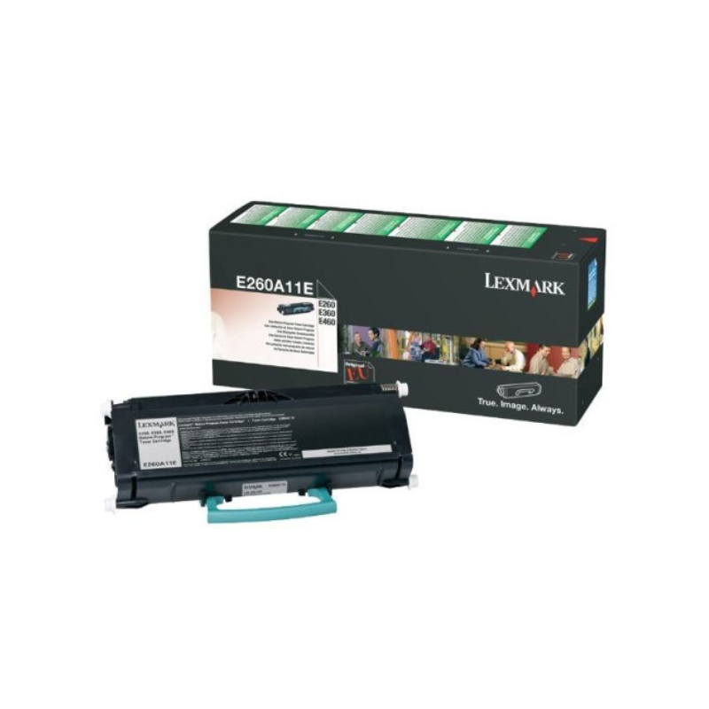 Toner Lexmark E260A11A (E260T) Noir