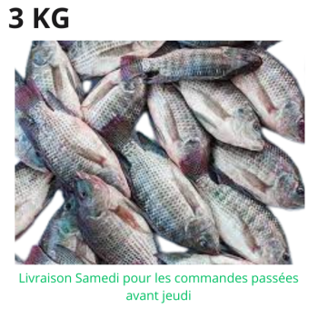 Poisson / Tilapia 3 kg