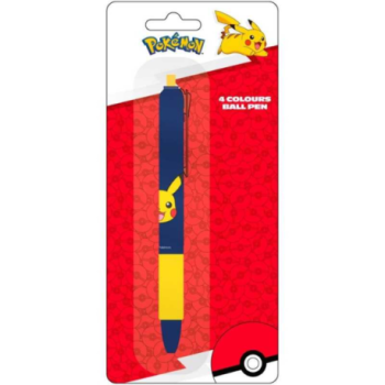 STYLO-BILLE POKÉMON (PIKACHU) 4 COULEURS BF7-127
