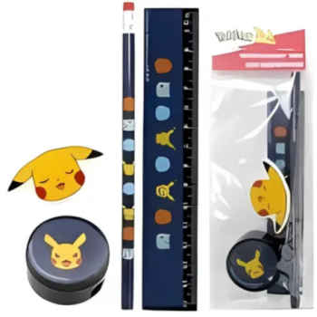 KIT DE RÈGLE COMPLET | KIT DE GÉOMÉTRIE POKÉMON PIKACHU BF7-126