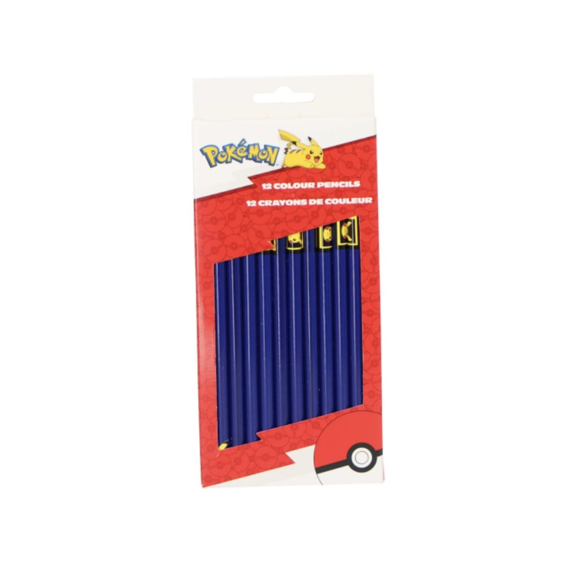 CRAYONS DE COULEUR POKÉMON (PACK DE 12) BF7-115