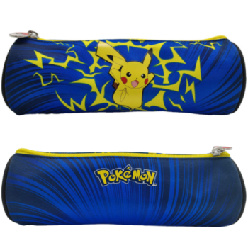 TROUSSE POKÉMON BLEUE ZIPPÉE PIKACHU BF7-67