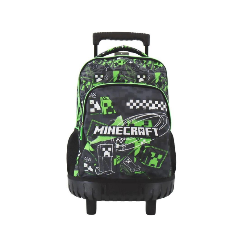 TROLLEY MINECRAFT NOIR ET VERT BF7-73