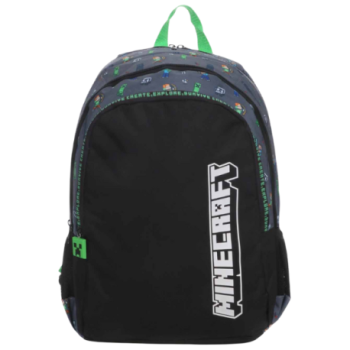 GRAND SAC À DOS MINECRAFT NOIR BF7-76