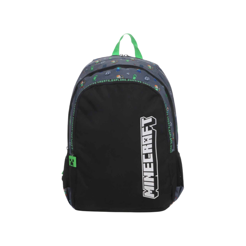 GRAND SAC À DOS MINECRAFT NOIR BF7-76