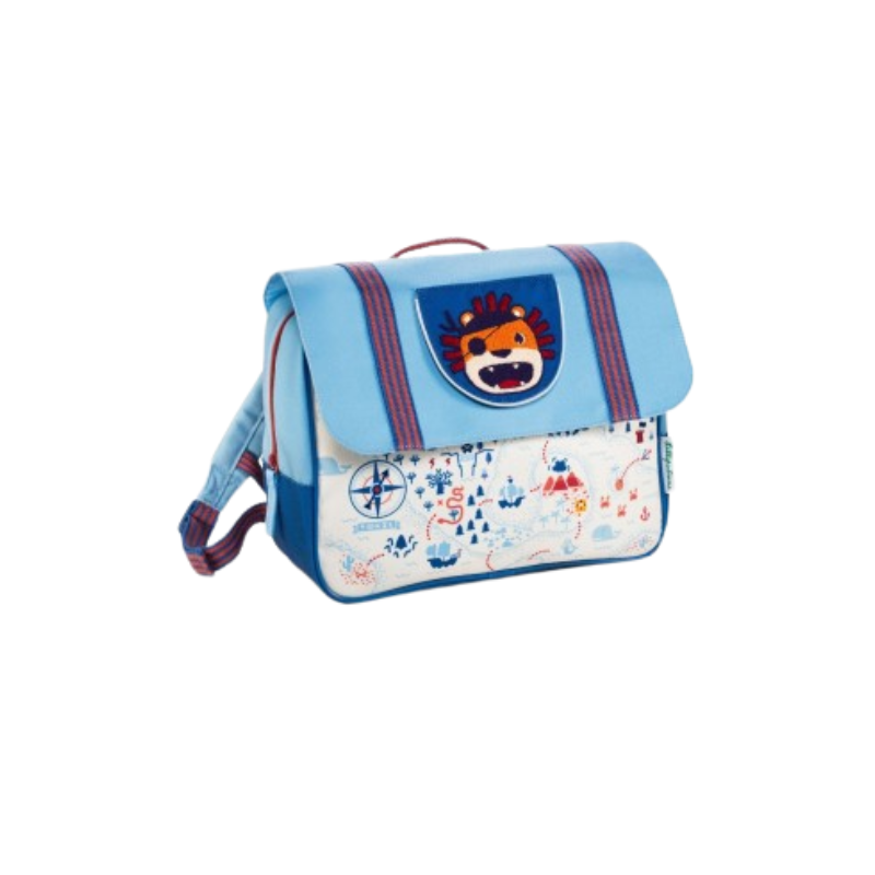 CARTABLE BLEU CLAIR AVEC LION