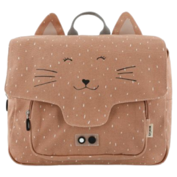 CARTABLE MARRON CHAT AVEC OREILLES