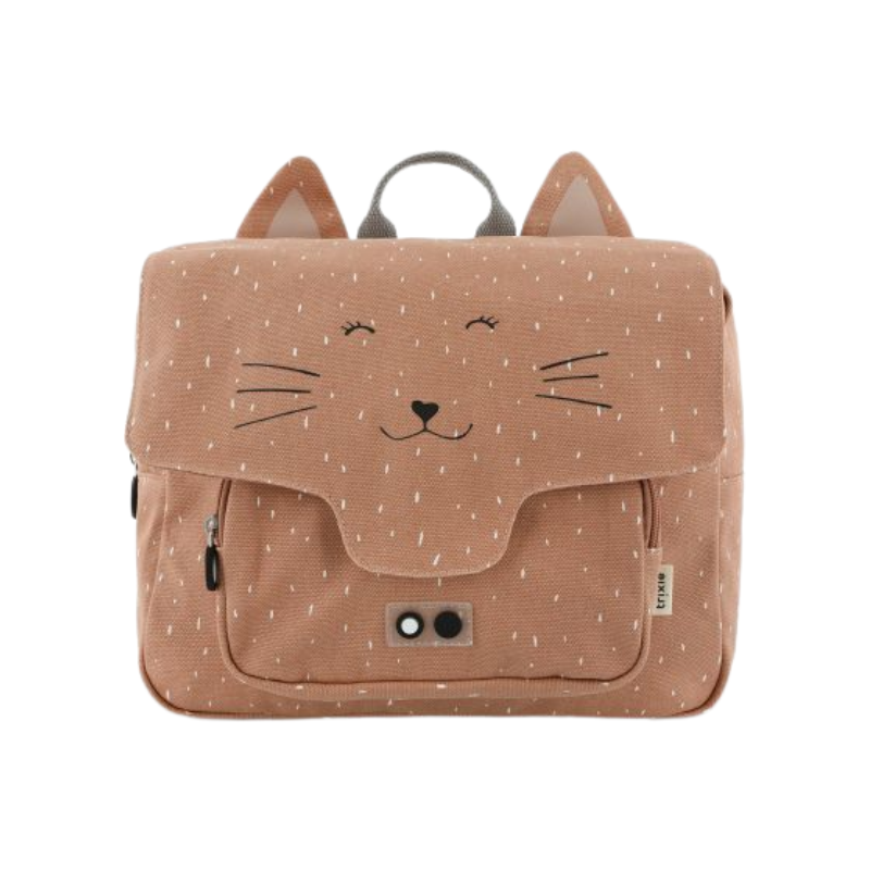 CARTABLE MARRON CHAT AVEC OREILLES