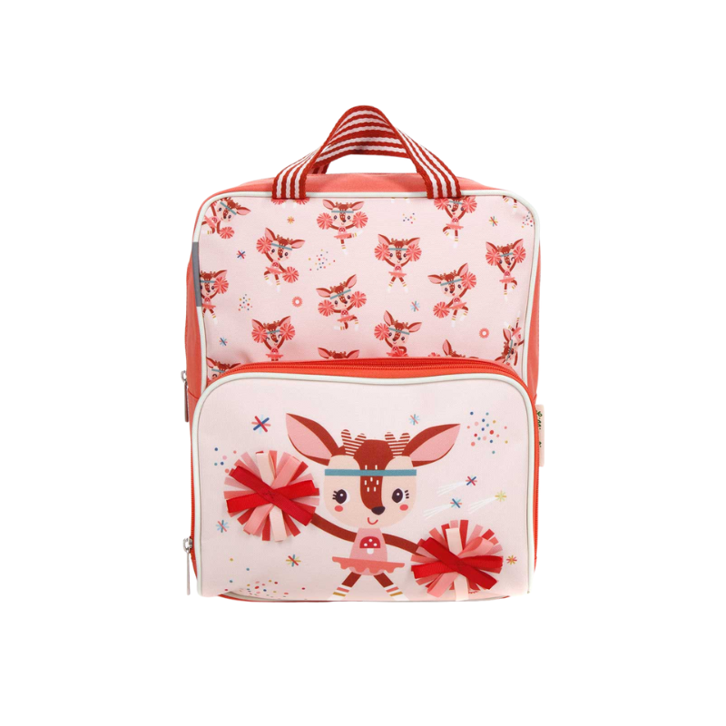 CARTABLE | SAC À DOS ENFANT ROSE ET ORANGE