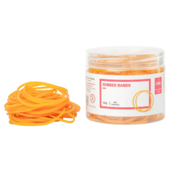 ÉLASTIQUE DE BUREAU 50G YELOW | ELASTIC DE3214