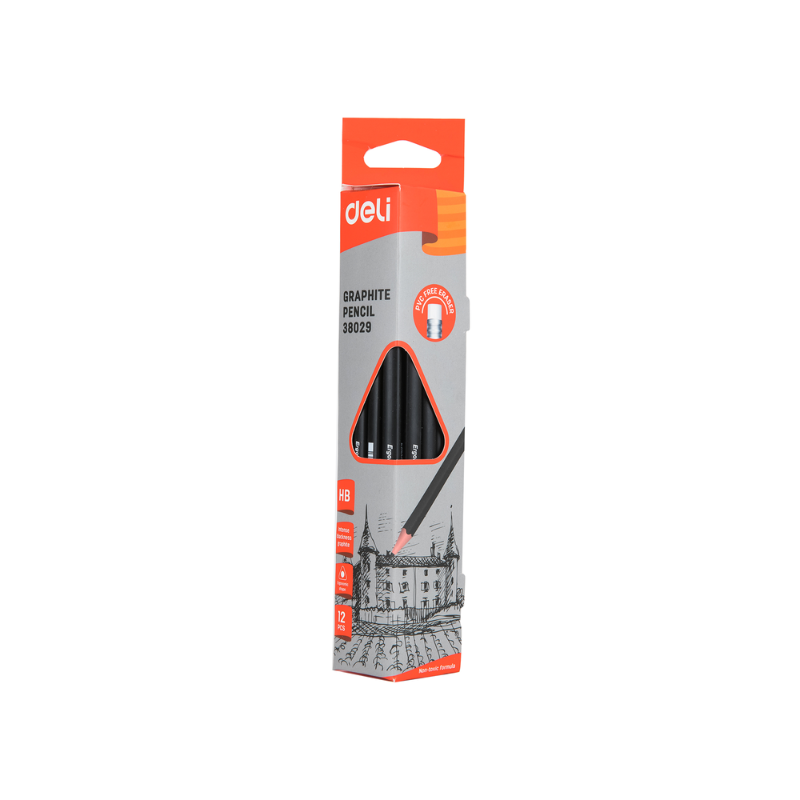 CRAYON DE GRAPHITE HB BLACK | GRAPHITE PENCIL DE38029