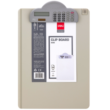 PRESSE-PAPIER PRESSE-PAPIER A4 GREY | CLIP BOARD DE9259