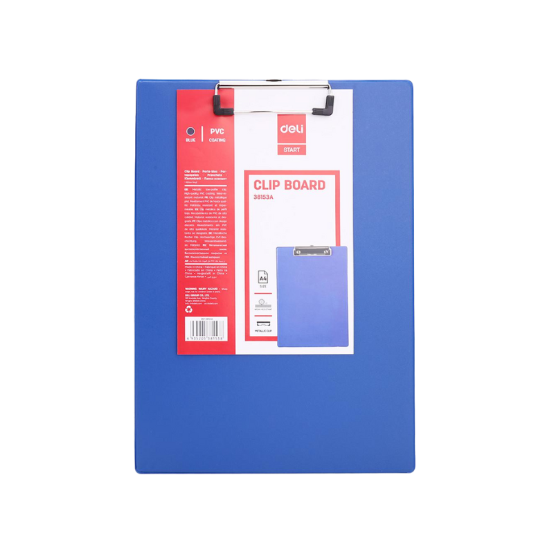 PRESSE-PAPIER A4 BLUE | CLIP BOARD DE38154A