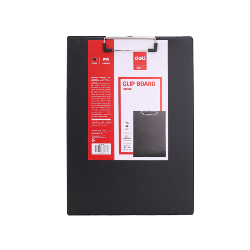 PRESSE-PAPIER A4 BLACK | CLIP BOARD DE38153B
