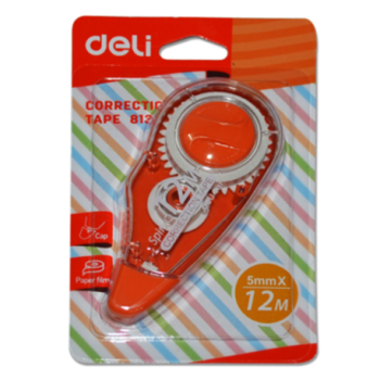 RUBAN CORRECTEUR 5*12MM ASS | CORRECTION TAPE DE8137