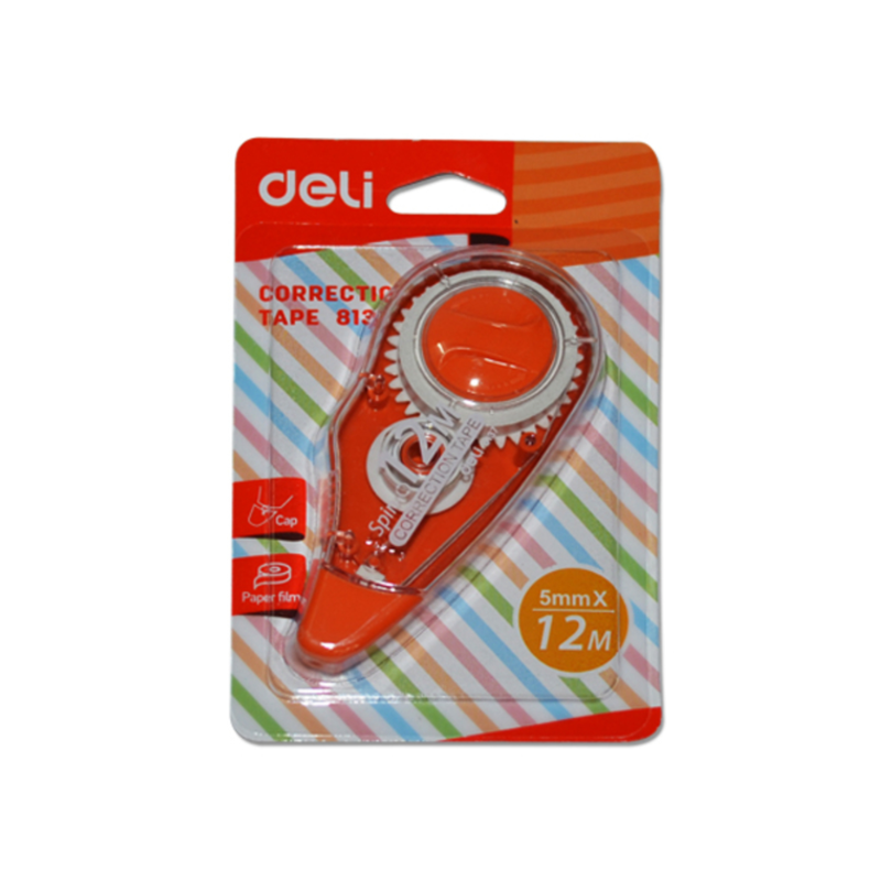 RUBAN CORRECTEUR 5*12MM ASS | CORRECTION TAPE DE8137