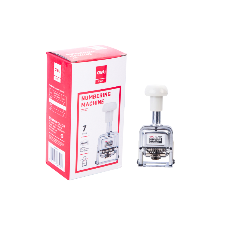 MACHINE À NUMÉROTER 7 CHIFF | NUMBERING MACHINE DE7507