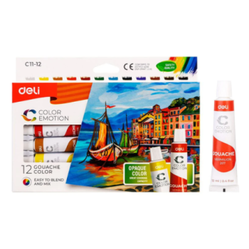 GOUACHE 5 CLRS 12 ML | GOUACHE DEC115