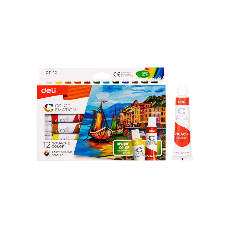 GOUACHE 5 CLRS 12 ML | GOUACHE DEC115