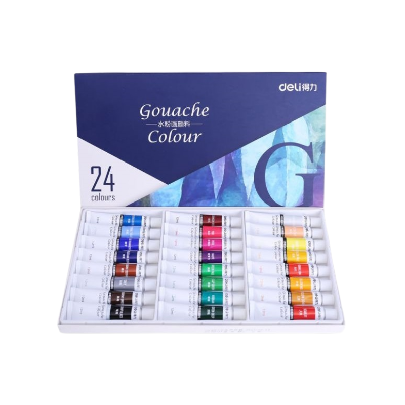GOUACHE 24 CLRS 12 ML | GOUACHE DE73855