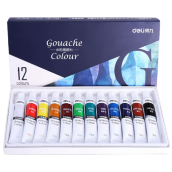 GOUACHE 12 CLRS 12 ML | GOUACHE DE73853