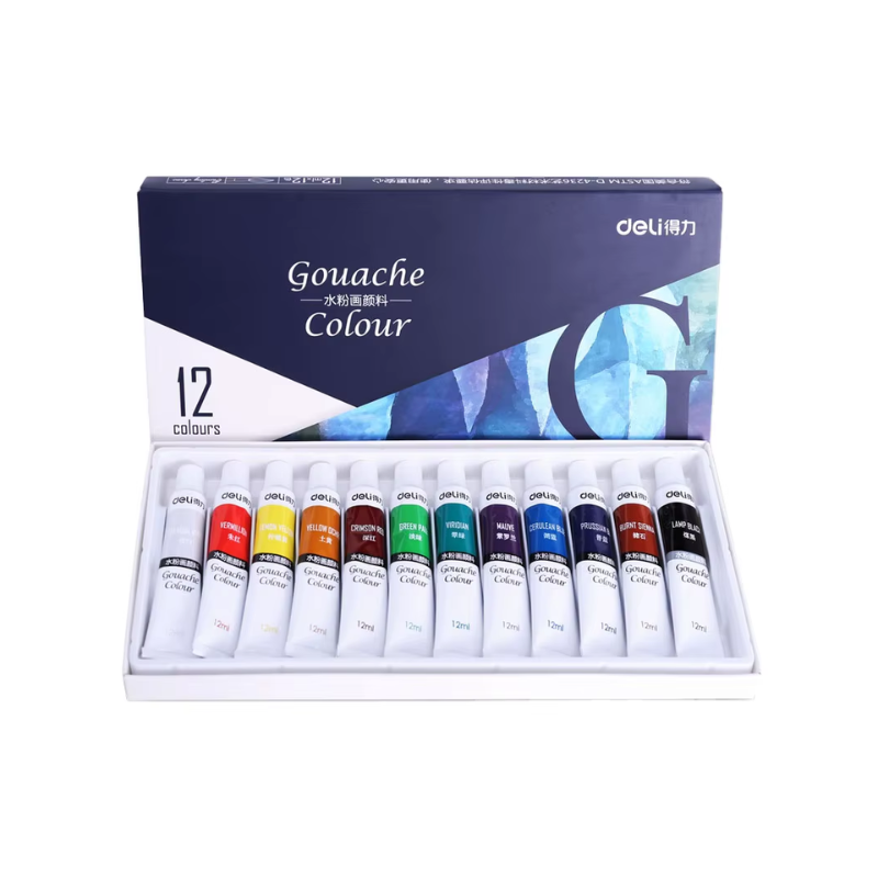 GOUACHE 12 CLRS 12 ML | GOUACHE DE73853