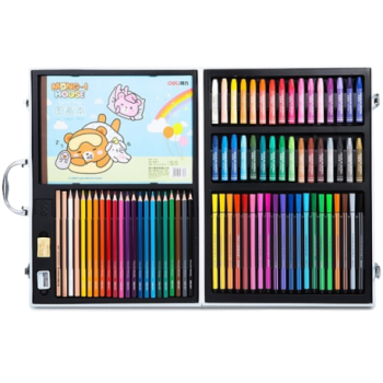TROUSSE DE COLORIAGE 78 PCS | CRAYON DE COULEUR | COLORING CASE DE75401