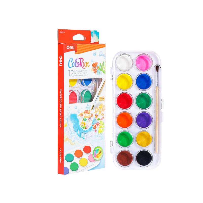 PEINTURE AQUARELLE 12CLRS | WATER COLOR DEC20-T12