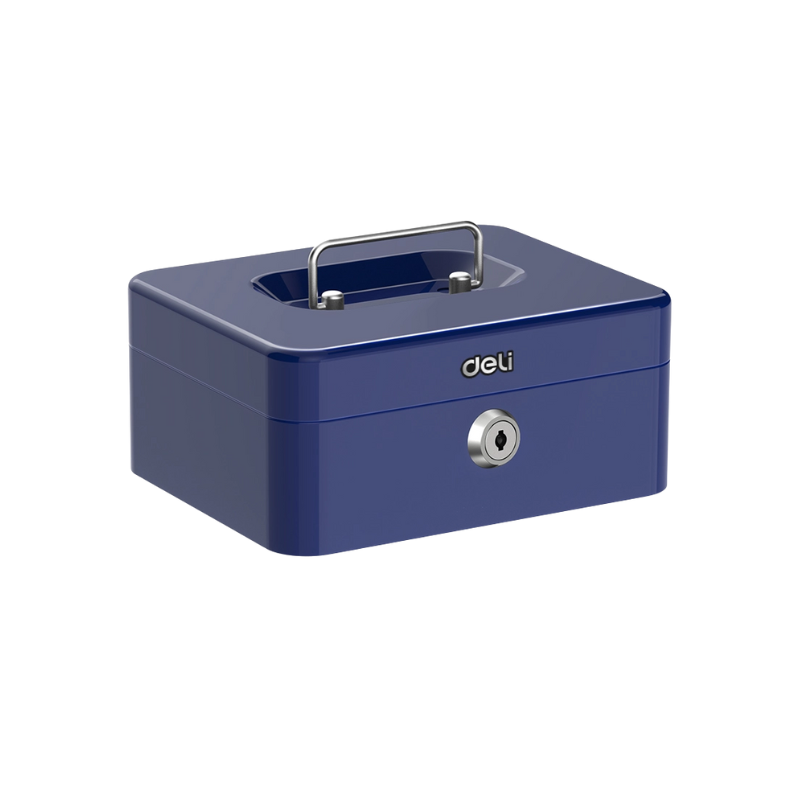 COFFRET BLEU 9*20*16CM | BOÎTE À BIJOUX | CASHBOX BLUE DET503