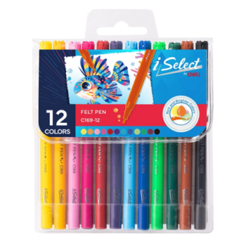 FEUTRE 12 CLRS | FELT PEN DEC169-12
