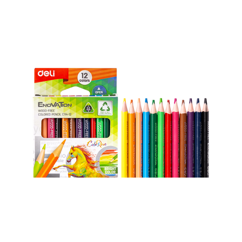 CRAYON DE COULEUR 12 CLRS | COLORED PENCIL DEC114-12