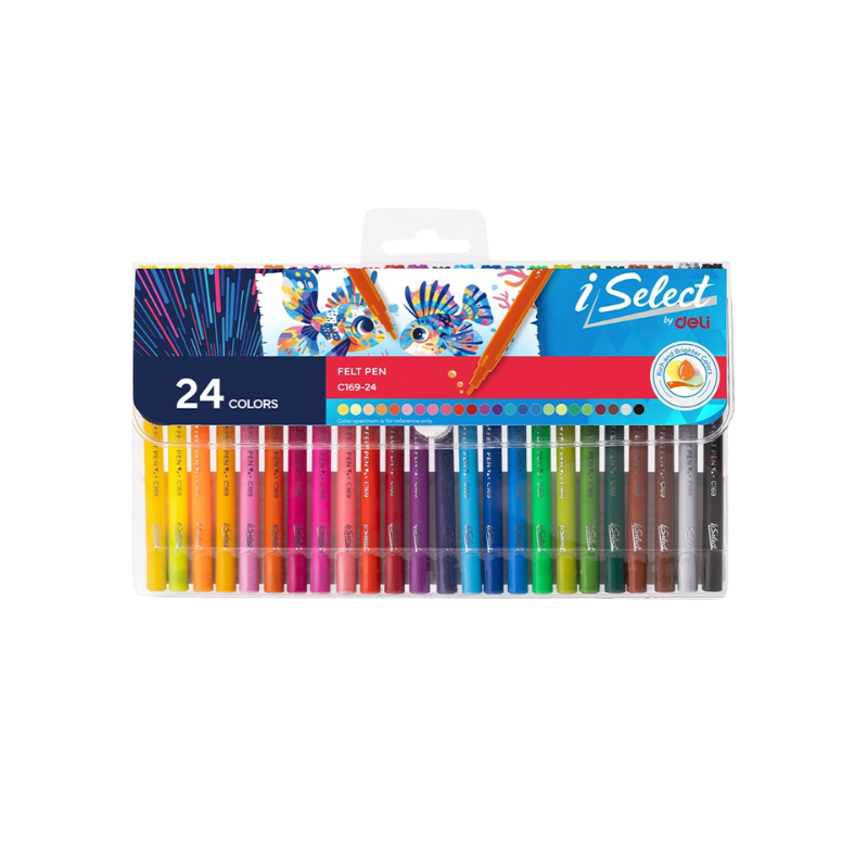 FEUTRE 24CLRS | FELT PEN DEC169-24