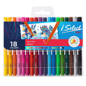 FEUTRE 18CLRS | FELT PEN DEC69-18