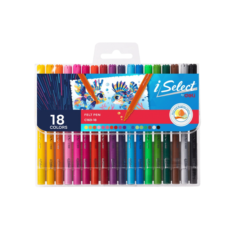 FEUTRE 18CLRS | FELT PEN DEC69-18