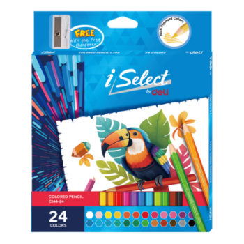 CRAYON DE COULEUR 24CLRS | COLORED PENCIL DEC144-24