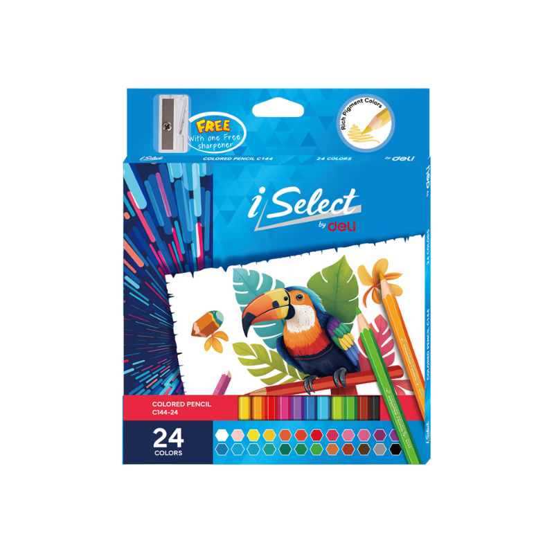 CRAYON DE COULEUR 24CLRS | COLORED PENCIL DEC144-24