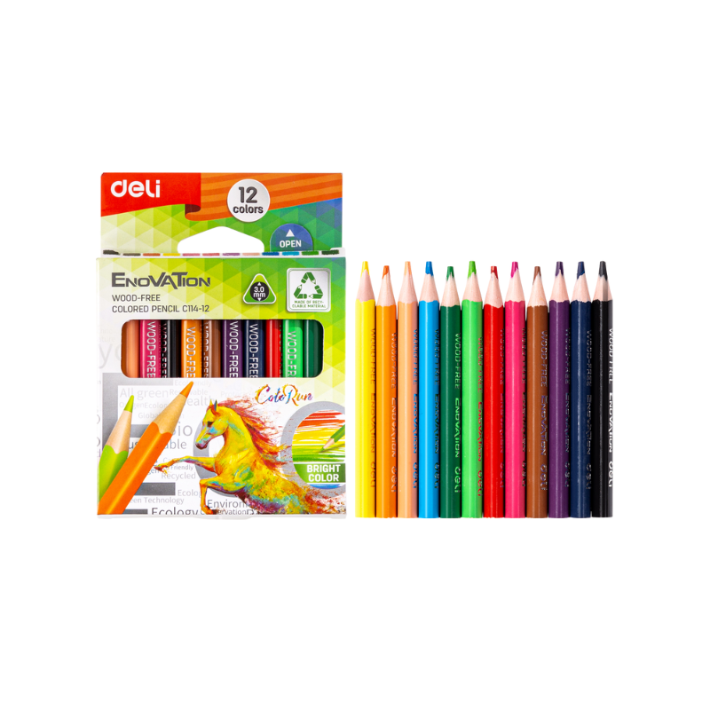 CRAYON DE COULEUR 12CLRS | COLORED PENCIL DEC114-12